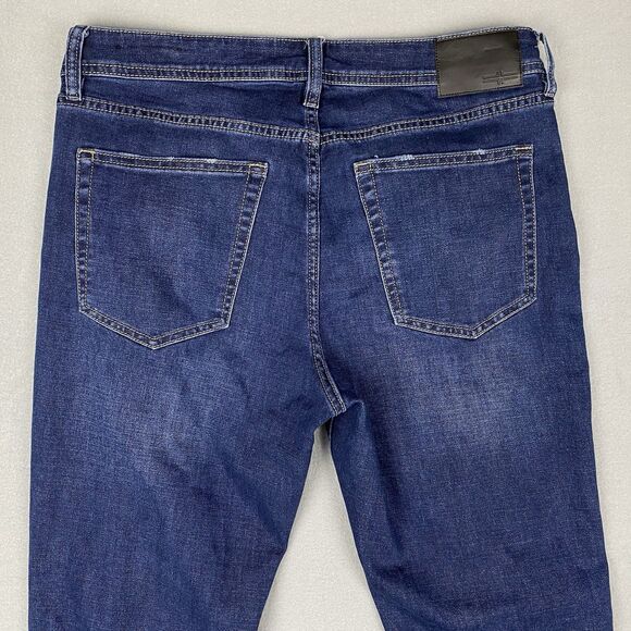 LIVERPOOL Kingston Dark Wash Palomar Modern Straight Leg Jeans - Size 34 Waist - Picture 6 of 7